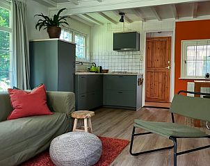 Moderne keuken in Huisje in Milheeze, vakantiehuis in De Peel, Noord Brabant.