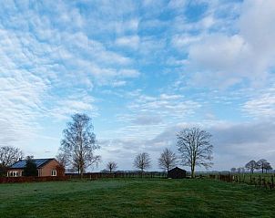 Uitzicht op de landelijke omgeving van Vakantiehuis in Deurne, De Peel, Noord Brabant.