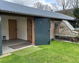 Buitenkant van Huisje in Deurne, vakantiewoning in De Peel, Noord Brabant.