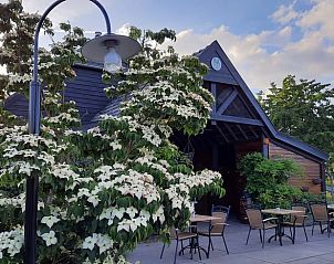 Buitenruimte van Vakantiehuisje in De Rips, De Peel, Noord Brabant met gezellige zitjes.