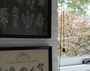 Dekorative Kunst an der Wand in Cottage in Luyksgestel, Ferienhaus in den Kempen, Nordbrabant.