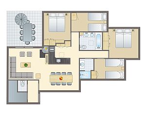 Unterkunft 413148 - Bungalow Kempen - Het Vennenbos | 8-persoons bungalow | 8C