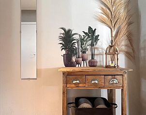 Stijlvolle hal in Achter de Vijf Linden, vakantiehuis in Knegsel, Noord Brabant.