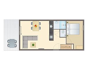 Verblijf 420235 - Bungalow Hart van Brabant - 2-4-persoons hondenlodge | 2-4BD