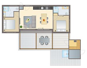 Unterkunft 420237 - Bungalow Hart van Brabant - 4-persoons wellnesslodge | 4BW