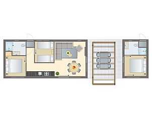 Unterkunft 420253 - Bungalow Hart van Brabant - 6-persoons lodge | 6B2