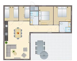 Unterkunft 420258 - Bungalow Hart van Brabant - 8-persoons lodge | 8B