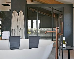 Modern sauna in Holiday home in Moergestel, North Brabant, for ultimate relaxation.