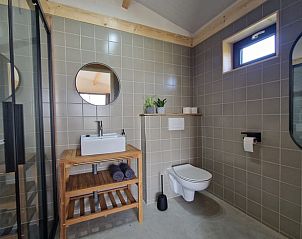 Stijlvolle badkamer in Vakantiehuis in Moergestel met moderne voorzieningen, Noord Brabant.