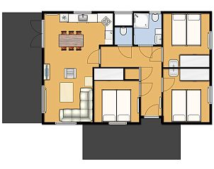 Guest house 421806 - Chalet Hart van Brabant - Chalet Stuga