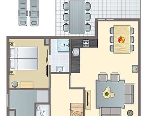 Unterkunft 4225134 - Bungalow Hart van Brabant - Kaatsheuvel | 6-persoons vakantiehuis | 6L