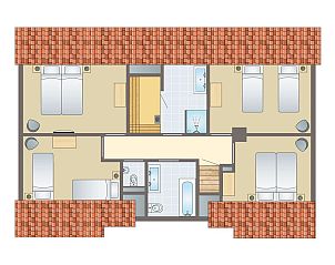 Unterkunft 4225140 - Bungalow Hart van Brabant - Kaatsheuvel | 12-persoons vakantiehuis | 12L