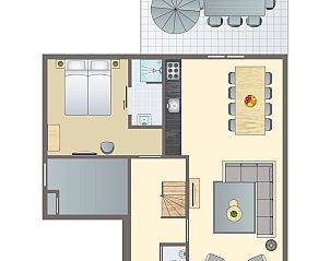 Guest house 422536 - Bungalow Hart van Brabant - Kaatsheuvel | 8-persoons vakantiehuis | 8C