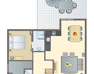 Guest house 422541 - Bungalow Hart van Brabant - Kaatsheuvel | 6-persoons vakantiehuis | 6C