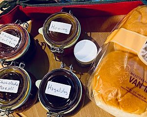 Ontbijtopties in Huisje in Tilburg, vakantiehuis in Hart van Brabant, Noord Brabant.