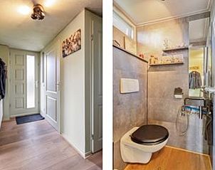 Vakantiehuis in Schaijk, Noordoost Brabant met een moderne hal en een stijlvol toilet.