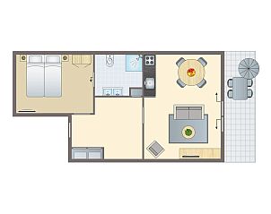 Verblijf 430524 - Bungalow Noordoost Brabant - De Vers | 2-persoons bungalow | 2C