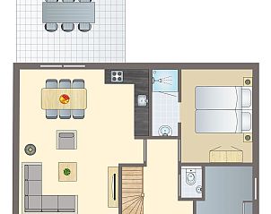 Verblijf 430528 - Bungalow Noordoost Brabant - De Vers | 6-persoons bungalow | 6C2