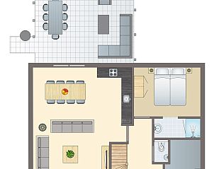 Verblijf 430530 - Bungalow Noordoost Brabant - De Vers | 8-persoons bungalow | 8C1