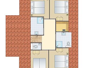 Guest house 430535 - Bungalow Noordoost Brabant - De Vers | 10-persoons bungalow | 10L