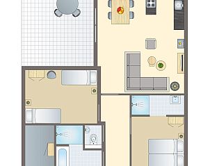 Unterkunft 430546 - Bungalow Noordoost Brabant - De Vers | 4-persoons bungalow | 4C1