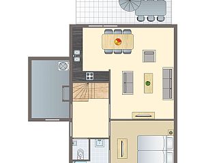 Verblijf 430551 - Bungalow Noordoost Brabant - De Vers | 6-persoons bungalow | 6L