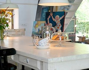 Stijlvolle eetkamer in Huisje in Oeffelt, vakantiehuis in Noordoost Brabant, Oeffelt.