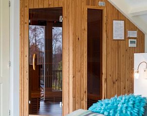 Priv sauna in Vakantiehuis in Oeffelt, Noord Brabant, voor een ontspannende wellness ervaring.