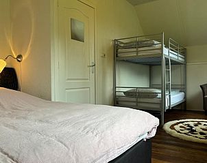 Familiekamer met stapelbedden in Huisje in Gemert, vakantieverblijf in Noord Brabant.