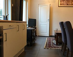 Eetruimte in Huisje in Gemert, vakantiehuis in Noordoost Brabant, Noord Brabant.