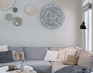 Detail van de gezellige zithoek in Vakantiehuis in Beers, Noordoost Brabant.