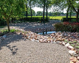 Natuurlijke omgeving rond Vakantiehuis in Sint Agatha, Noordoost Brabant met groene velden.