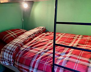 Slaapkamer met stapelbed in Vakantiehuis in Bergen op Zoom, ideaal voor gezinnen.