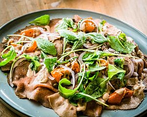 Leckeres Essen im Huisje in Oosterhout, Ferienhaus in Oosterhout, Westbrabant, Nordbrabant.