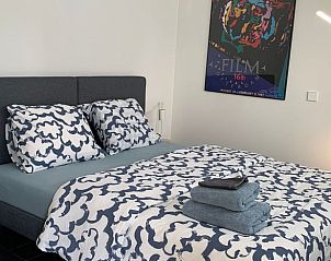 Comfortabele slaapkamer met tweepersoonsbed in Vakantiehuis in Herpt, West Brabant, Noord Brabant.