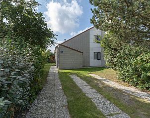 Groene tuin bij Ooghduyne 148 Julianadorp aan zee, vakantiehuis aan de Noordzeekust.