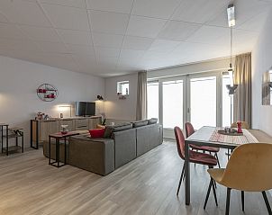 Gezellige woonkamer in Strandslag 103 Julianadorp aan Zee, vakantiehuis aan de Noordzeekust, Noord-Holland.