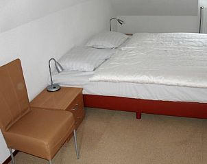 Gezellige slaapkamer in 6 pers Villa, Julianadorp, Noordzeekust, Noord-Holland met tweepersoonsbed.