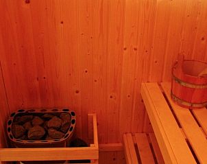 Priv sauna in 6 pers Villa, Julianadorp, Noordzeekust, Noord-Holland voor ultieme ontspanning.