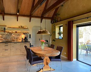 Spacious kitchen in Holiday home in Callantsoog on the North Sea coast in North Holland.