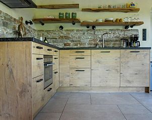 Rustic kitchen in Holiday home in Callantsoog, North Sea coast, North Holland.