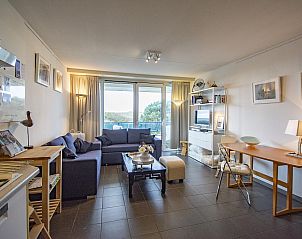 Cozy living room of Callantsduyne 33 Groote Keeten, vacation home in Callantsoog, North Holland.