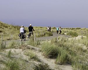 Cycling through the dunes at Callantsduyne 33 Groote Keeten, vacation home in Callantsoog, North Holland.