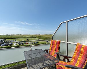 Uitzicht vanaf het balkon van Duinerei B301 Groote Keeten, Callantsoog.