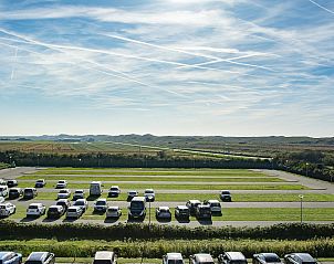 Panoramisch uitzicht op de duinen vanuit Duinerei B301 Groote Keeten, Noord-Holland.