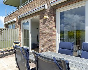 Beautiful view from the terrace of Duinerei C002 Groote Keeten vacation home in Callantsoog, North Sea coast, North Holland.