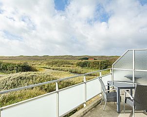 Sunny terrace overlooking the dunes at Duinerei C202 Groote Keeten in Callantsoog, North Holland.