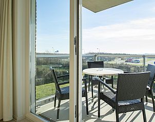 View from the balcony of Strandleven 103 Groote Keeten vacation home in Callantsoog, North Holland.