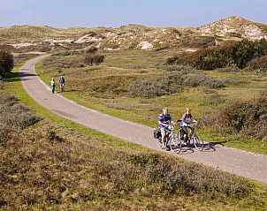 Rad- und Wanderwege in den Dnen bei Wijde Blick 103 Callantsoog, Ferienhaus an der Nordseekste, Nordholland.