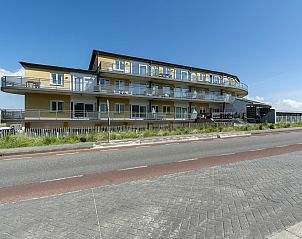 Exterior of Wijde Blick 211 Callantsoog vacation home, North Sea coast, North Holland.